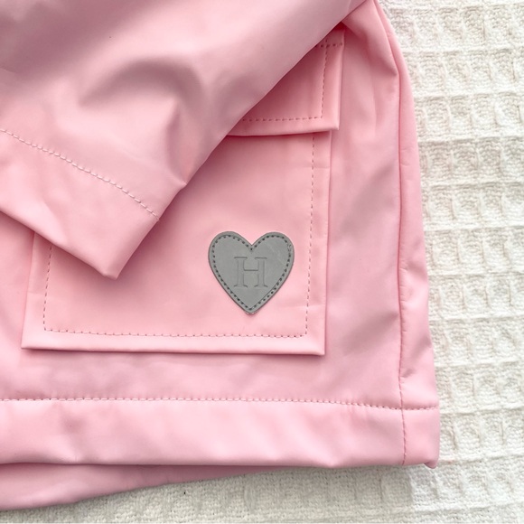 Pink Hooded Kids Hatley Rain Jacket and GAP Blue Denim Jacket Set 18-24M - Picture 3 of 6